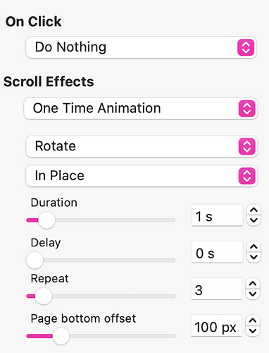 Picture rotate options